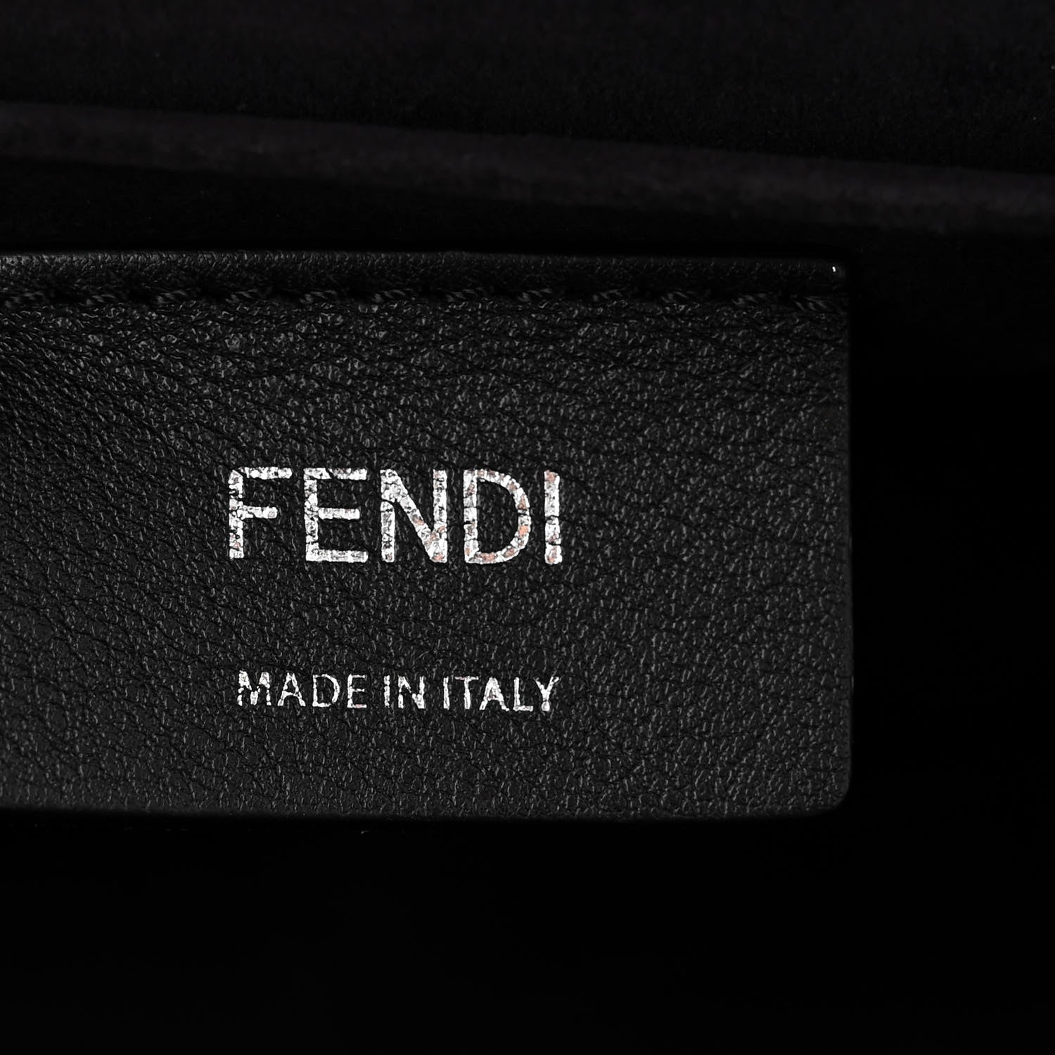 Fendi Vitello F is Fendi Flower Burst FF Kan I Shoulder Bag Black 6 of 11