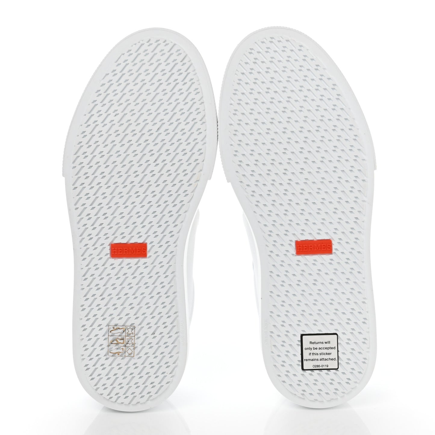 Calfskin Day Sneakers 37.5 White