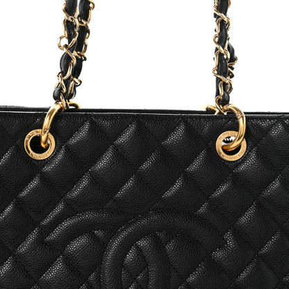 Chanel Caviar Quilted Grand Shopping Tote GST Black 8 of 11