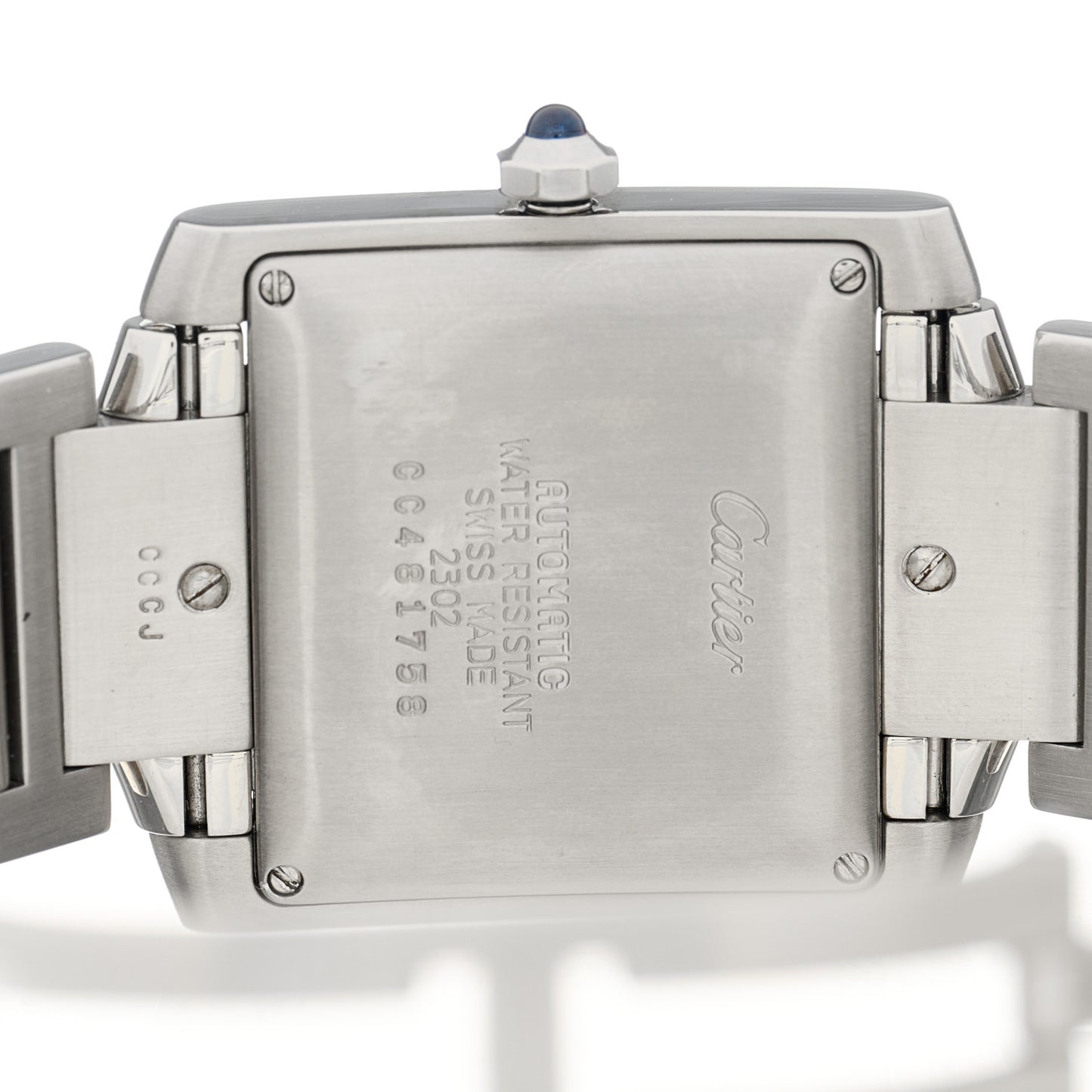 Stainless Steel 28mm Tank Francaise Automatic Watch