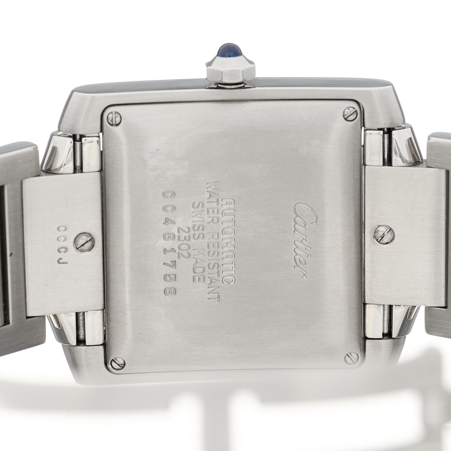 Cartier Stainless Steel 28mm Tank Francaise Automatic Watch 4 of 4