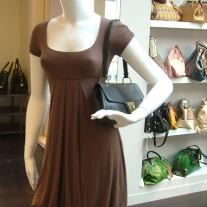 Gucci Leather Flap Shoulder Bag Black 2 of 10