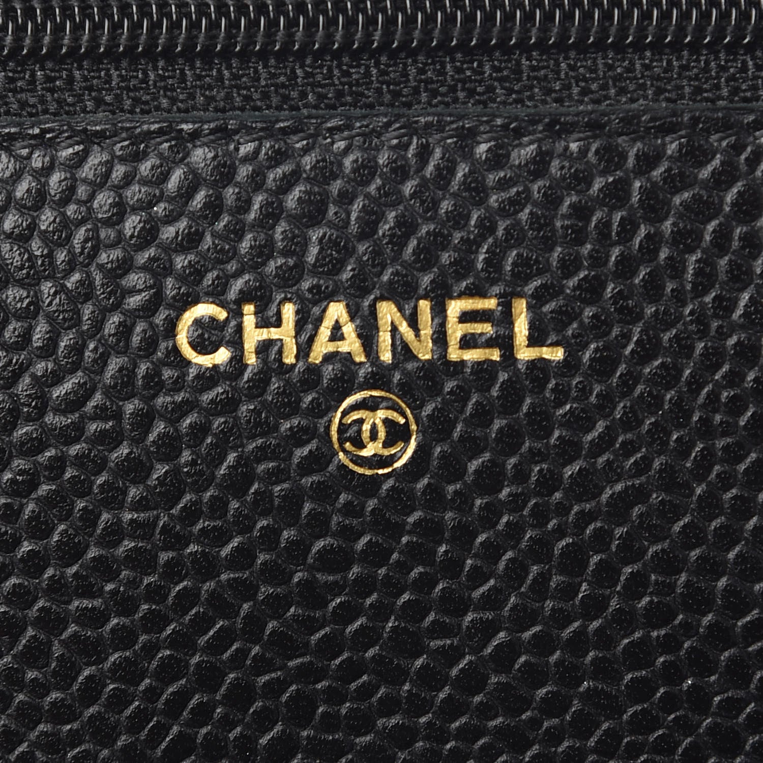 Chanel Caviar Quilted Wallet On Chain WOC Black 6 of 10