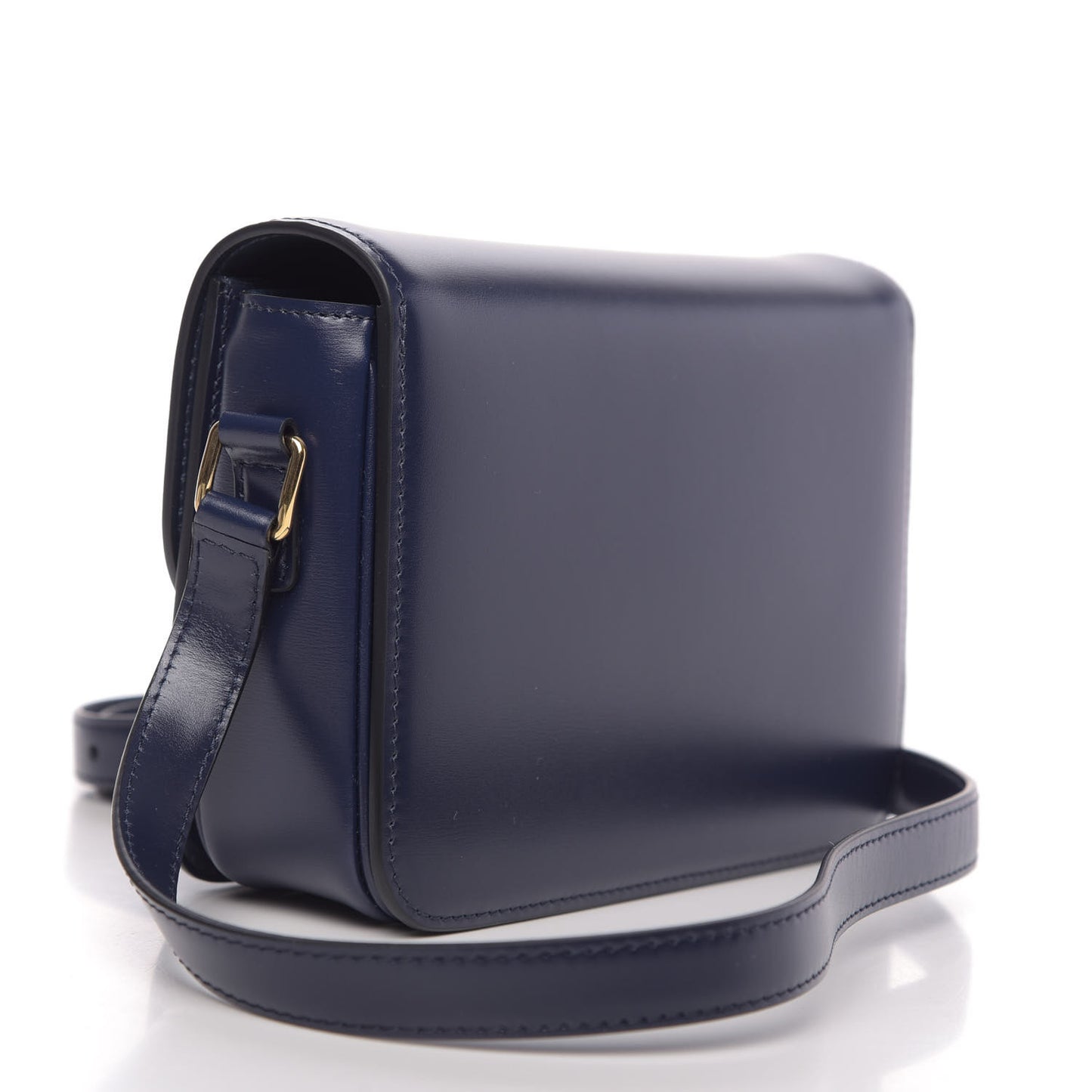 Shiny Calfskin Teen Triomphe Dark Blue