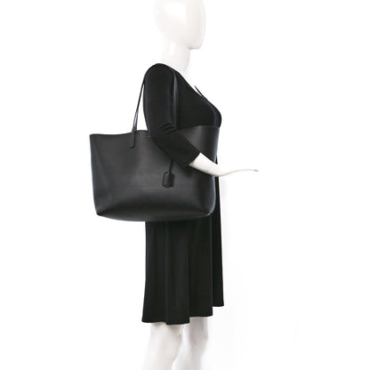 Saint Laurent Calfskin Large Shopping Tote Black 2 of 9