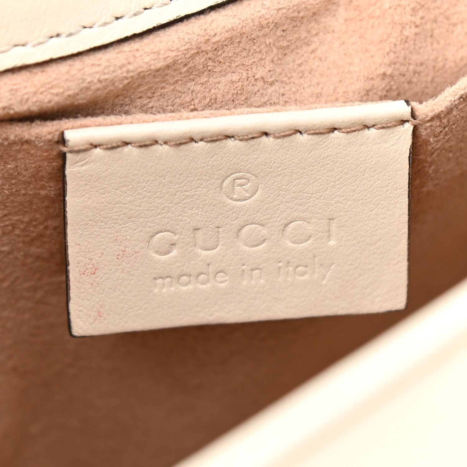 Gucci Calfskin Matelasse Mini GG Marmont Shoulder Bag White 6 of 11