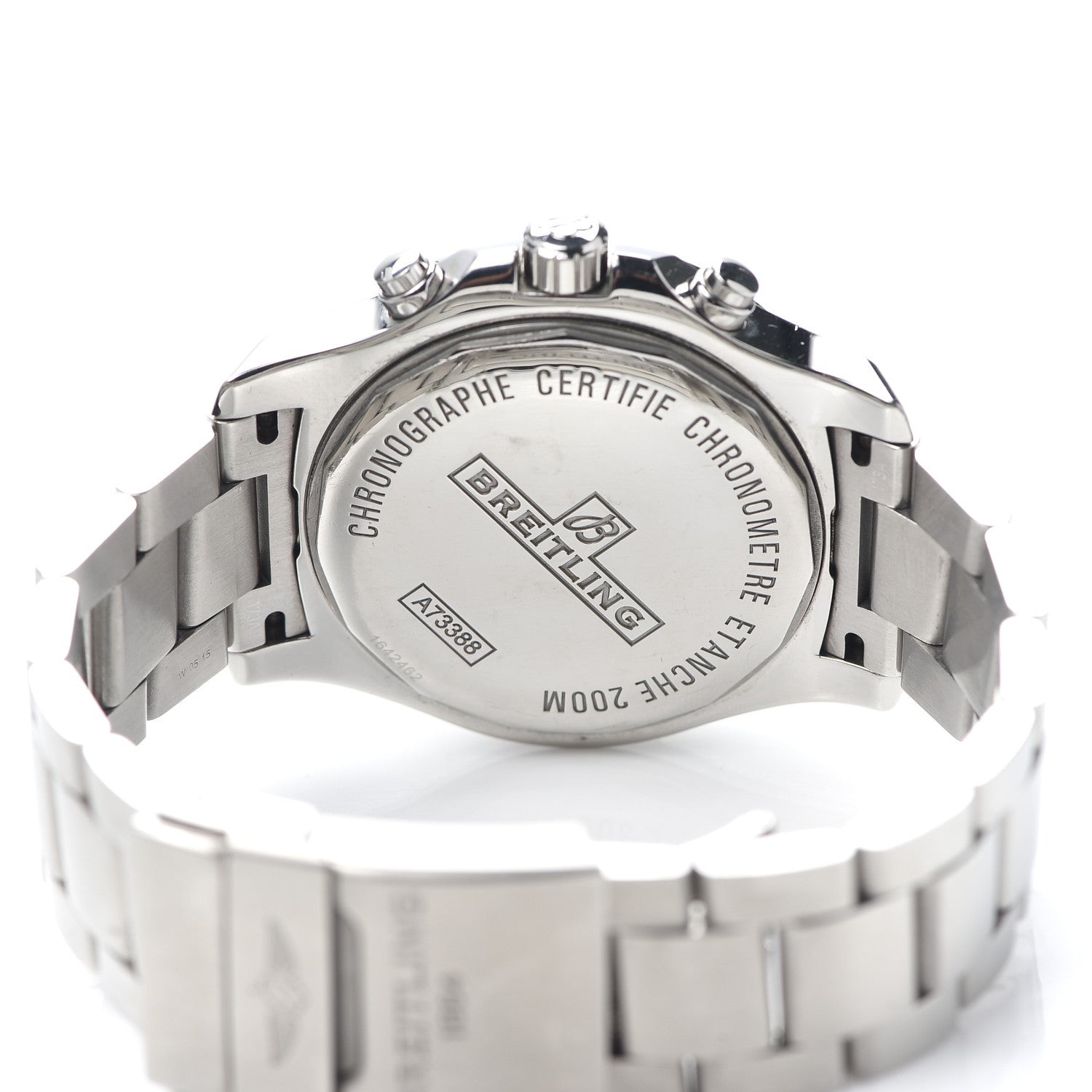 Breitling Stainless Steel 44mm Colt Chronograph Quartz Watch Blue A73388 4 of 5