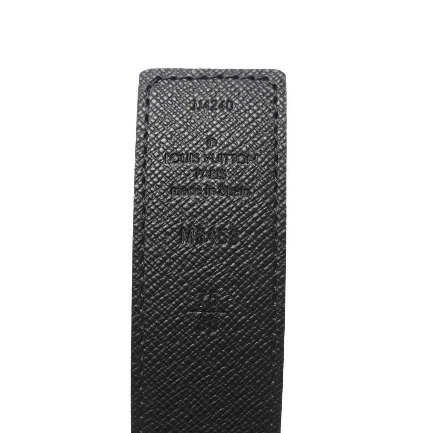 Louis Vuitton Calfskin Monogram 30mm LV Initiales Reversible Belt 75 30 Black 7 of 7