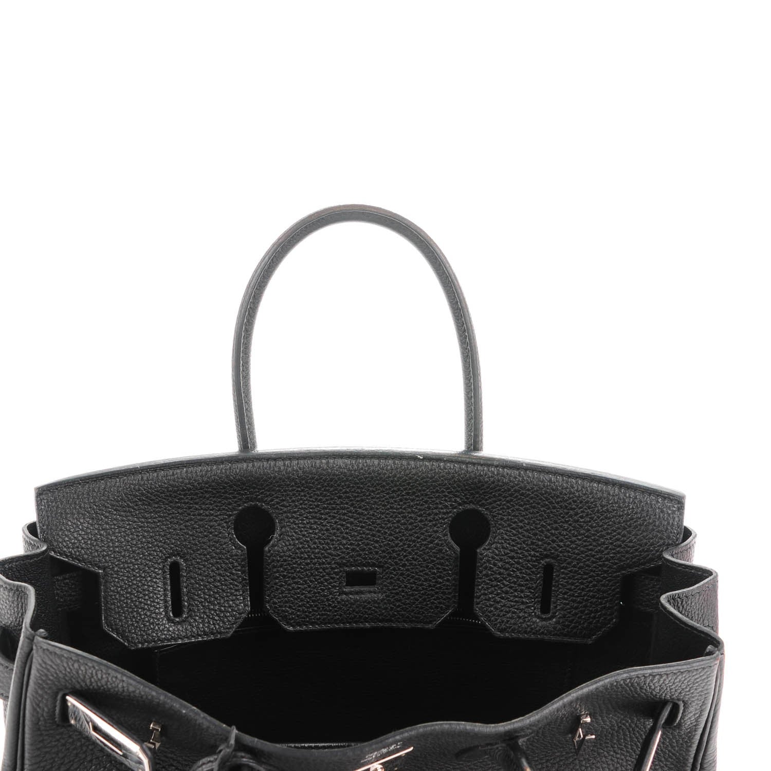 Hermes Taurillon Clemence Birkin 30 Black 28 of 31