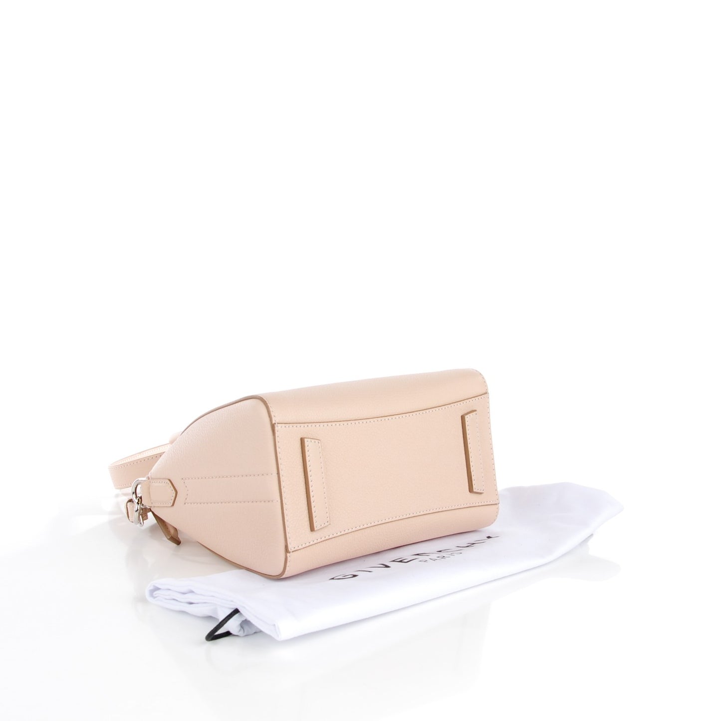 Sugar Goatskin Mini Antigona Nude Pink