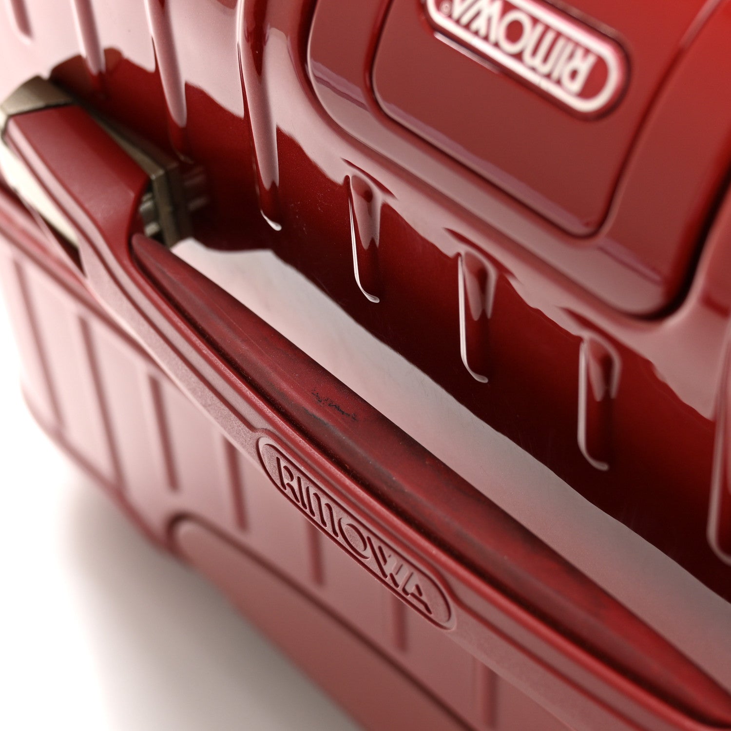 Rimowa Polycarbonate Salsa Deluxe Hybrid Cabin 53 Orient Red