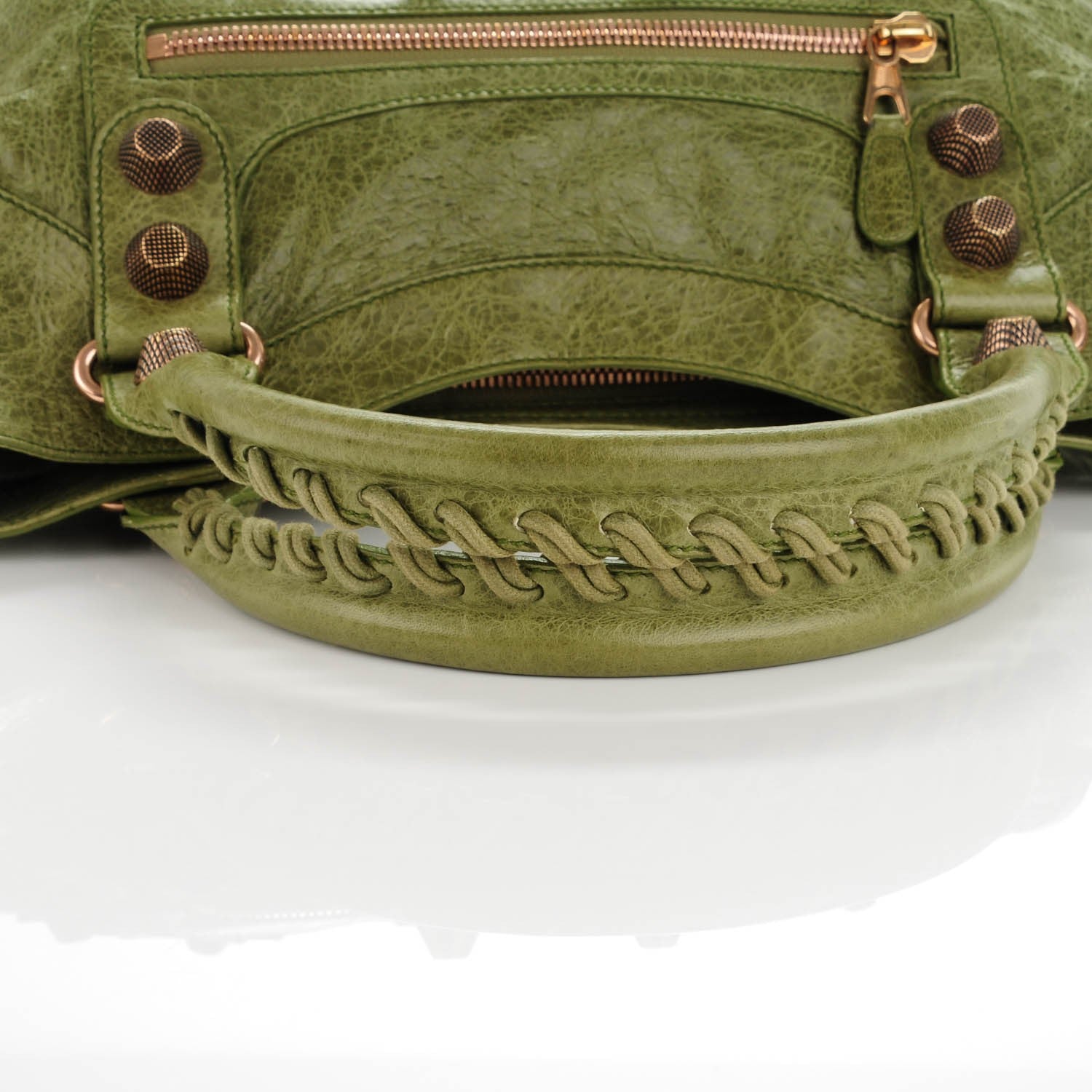 Balenciaga Agneau Giant 21 Rose Gold Hardware City Light Olive 5 of 8
