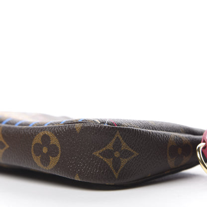 Louis Vuitton Monogram 2020 Christmas Animation Roller Coaster Mini Pochette Accessories Pivoine 7 of 11