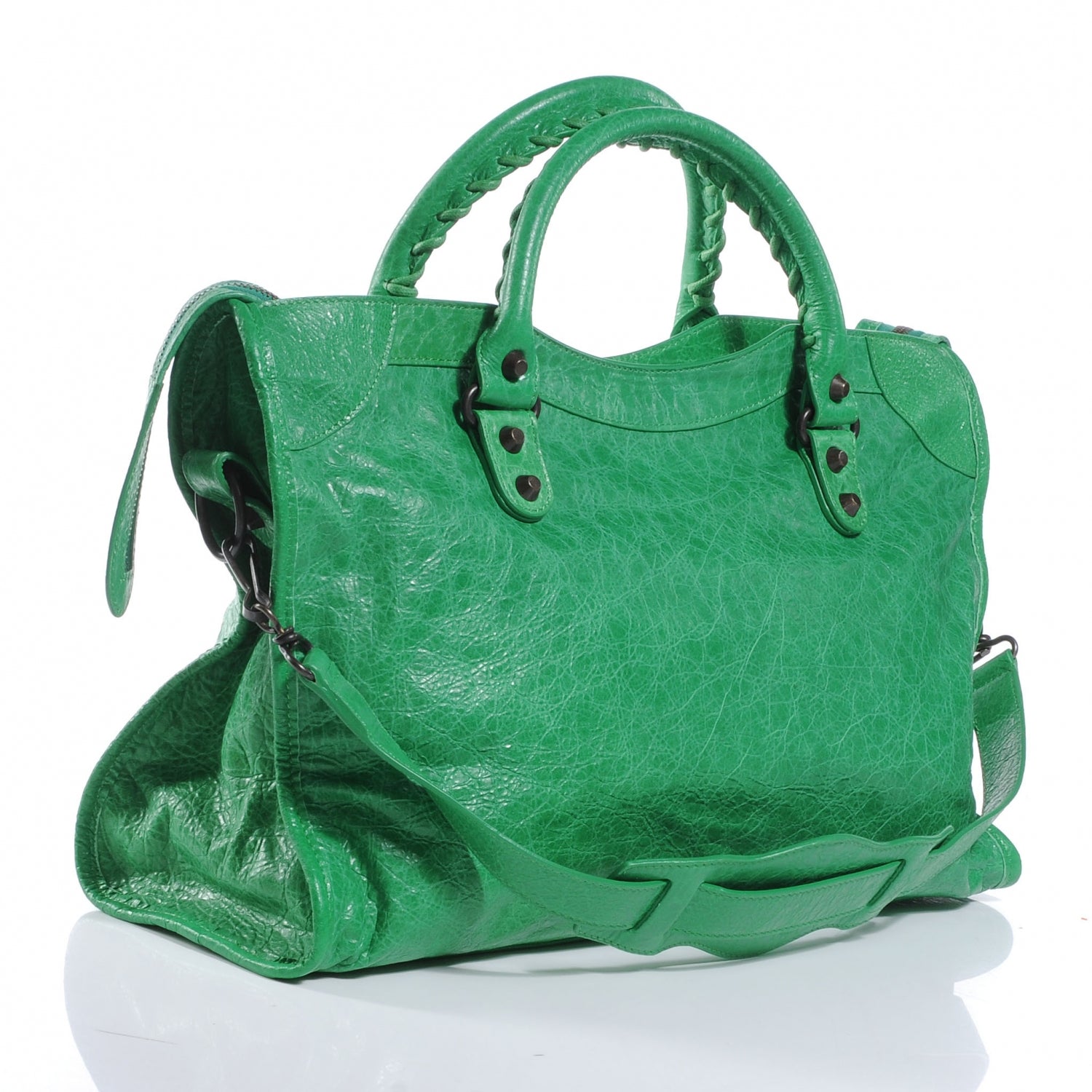 Balenciaga Agneau City Vert Poker 3 of 7