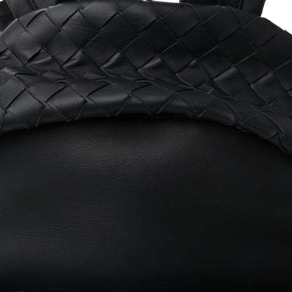 Bottega Veneta Smooth Calfskin Intrecciato Borsa Backpack Navy 7 of 9