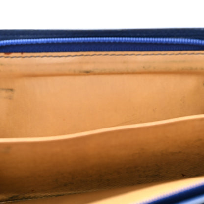 Bottega Veneta Nappa Intrecciato Continental Snap Wallet Cobalt 11 of 12
