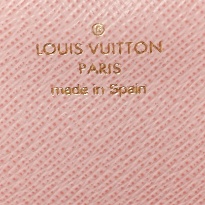 Louis Vuitton Damier Ebene Caissa Wallet Rose Ballerine 6 of 9