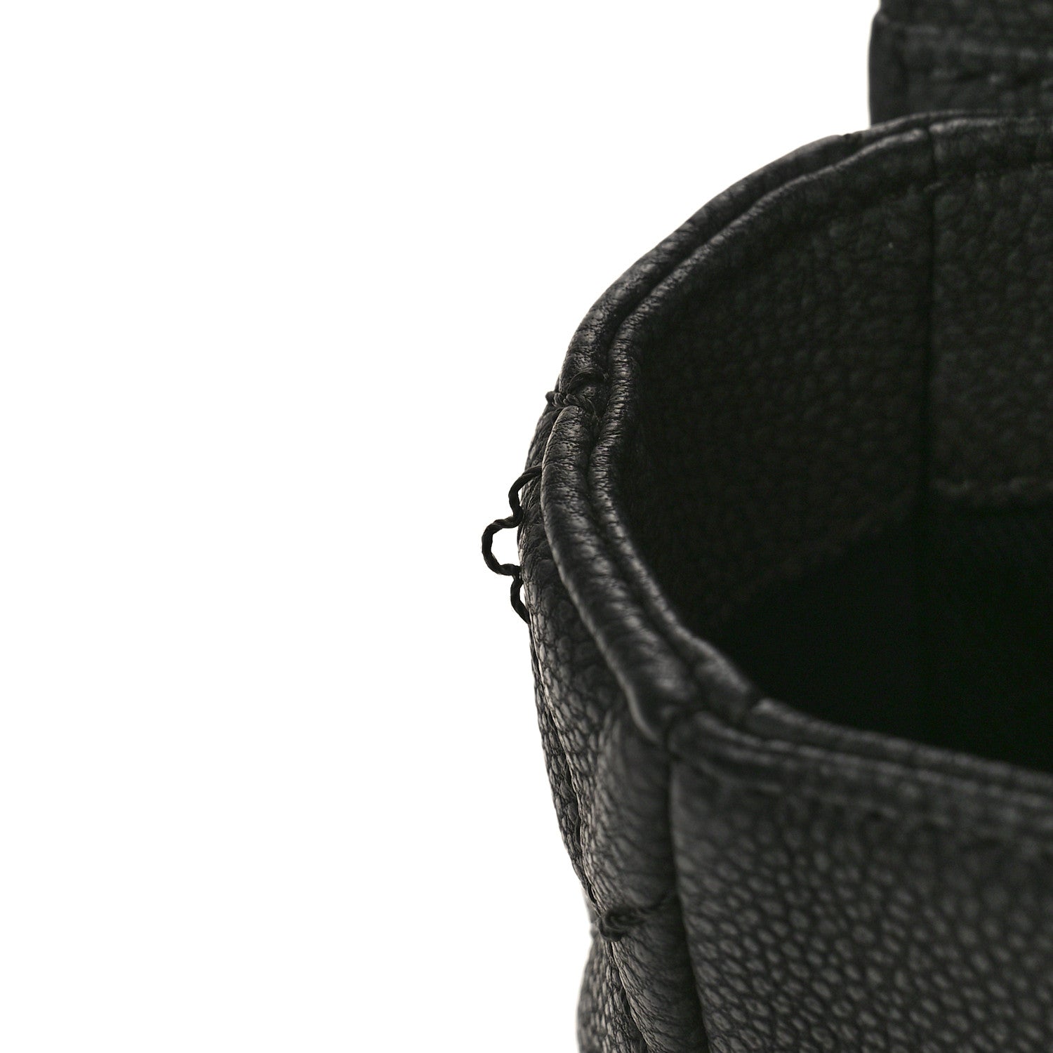 Chanel Washed Caviar Quilted Small Square Turn Around Ligne Flap Dark Grey 12 of 14