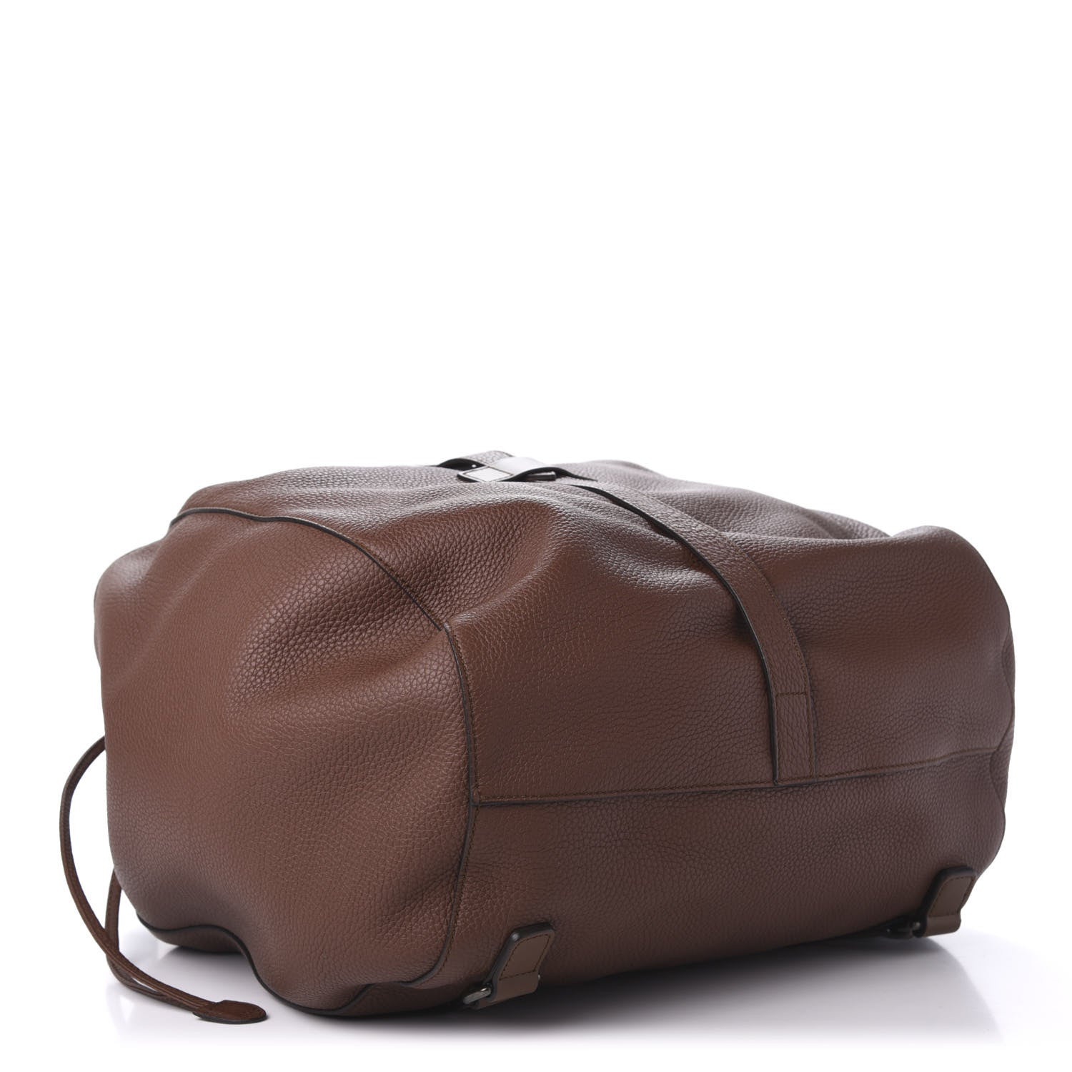 Gucci Pebbled Calfskin Drawstring Backpack Brown 3 of 10