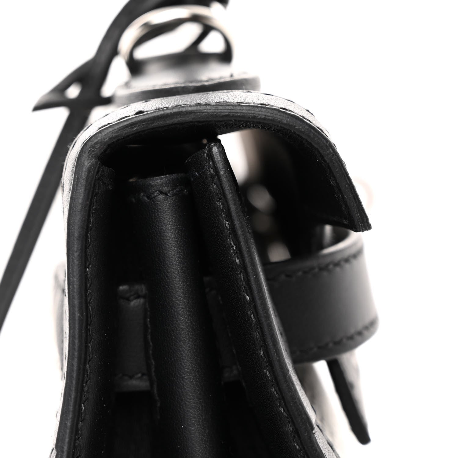 Hermes Toile Quadrille Swift Kelly Sellier 28 Ecru White Black 12 of 13