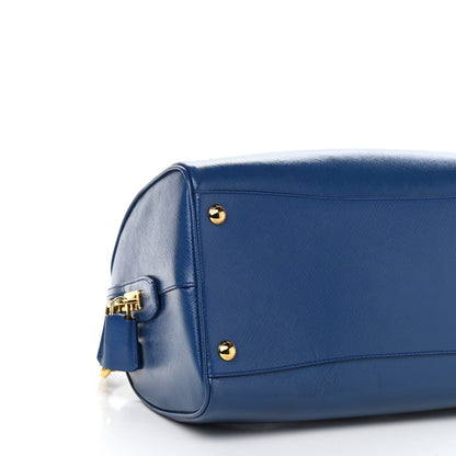 Prada Saffiano Vernice Bauletto Azzurro 8 of 9