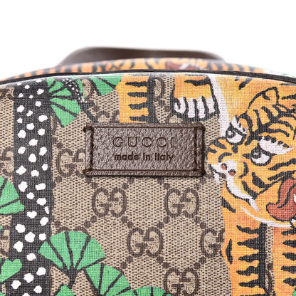Gucci GG Supreme Monogram Bengal Web Day Backpack Beige Yard 8 of 10