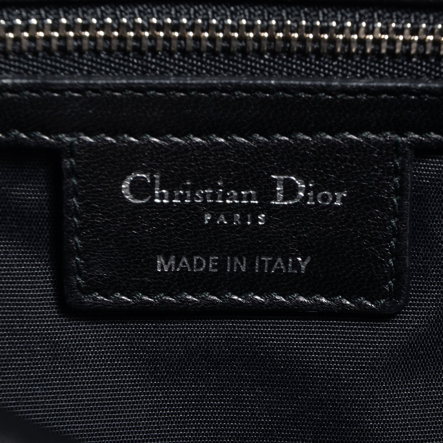 Christian Dior Lambskin Cannage Medium Granville Tote Black 7 of 10