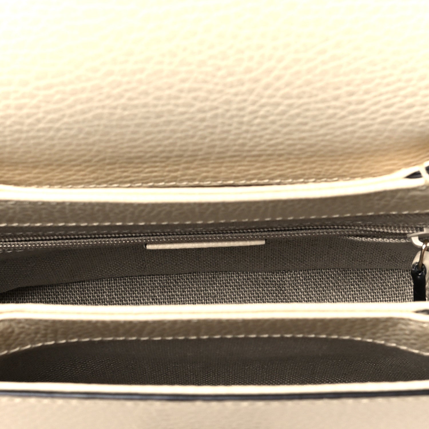 Gucci Dollar Calfskin Interlocking G Crossbody Bag Mystic White 5 of 10
