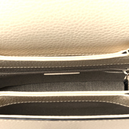 Gucci Dollar Calfskin Interlocking G Crossbody Bag Mystic White 5 of 10