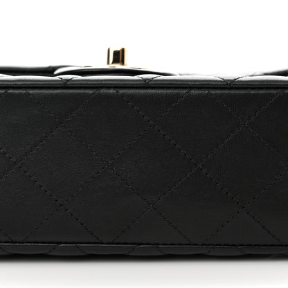 Chanel Lambskin Quilted Mini Rectangular Flap Black 11 of 12