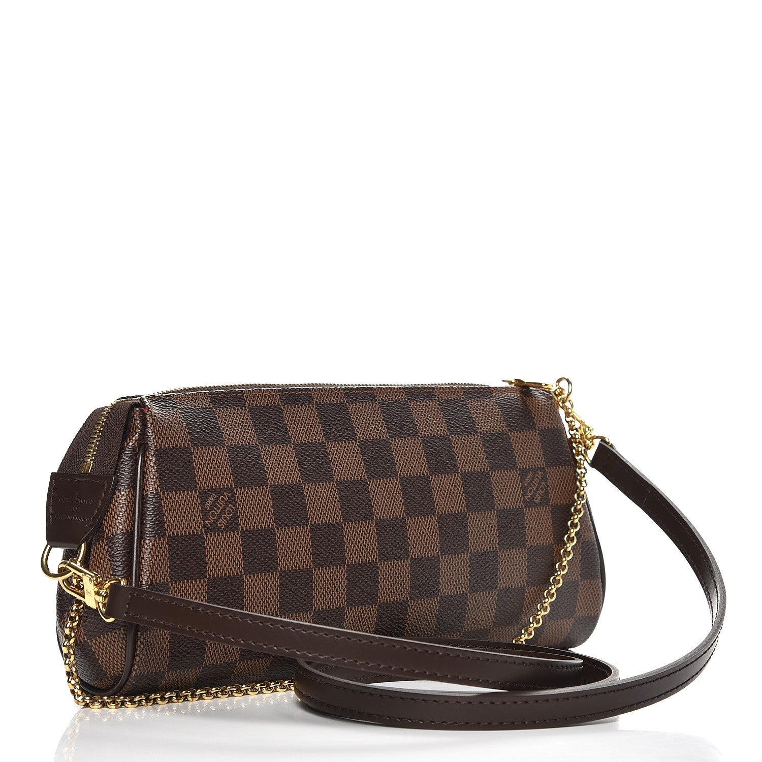 Louis Vuitton Damier Ebene Eva Clutch 3 of 8