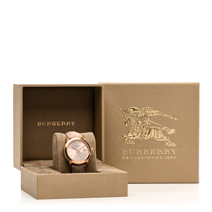 Burberry Stainless Steel Calfskin 33mm The City Quartz Watch Nude BU9109 5 of 5