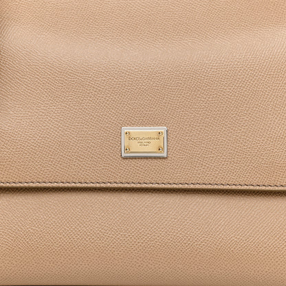 Dolce & Gabbana Dauphine Medium Miss Sicily Satchel Tortora Sand 7 of 11