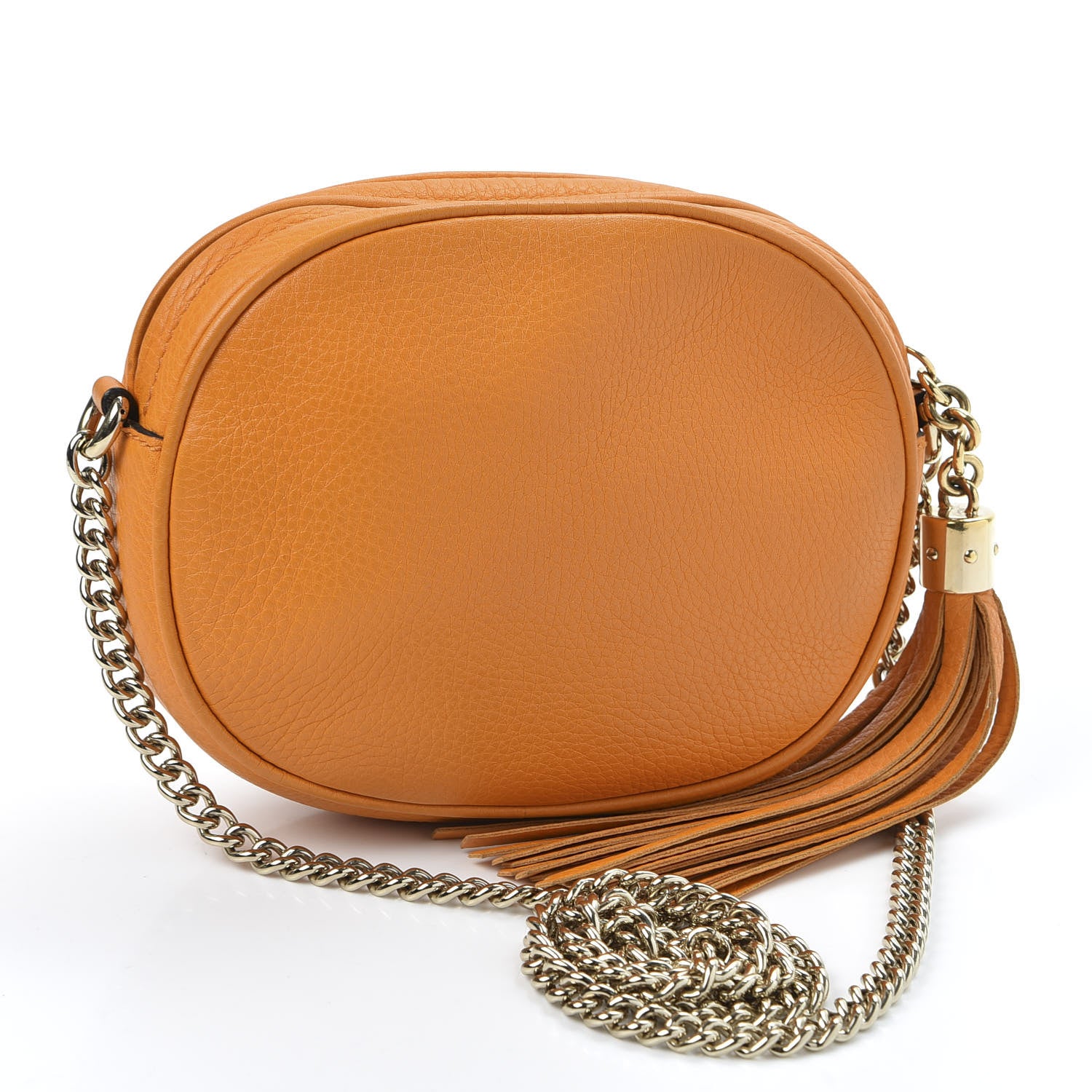 Gucci Cellarius Calfskin Mini Soho Chain Bag Curcuma 2 of 9