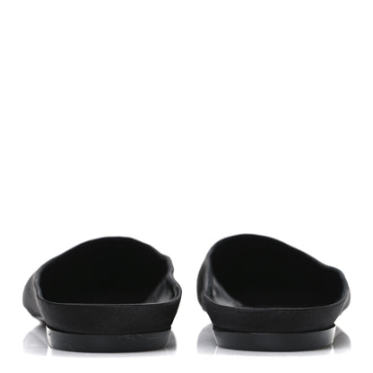 Saint Laurent Crepe Satin Lido Slip On Mule 41.5 Black 6 of 9