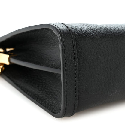 Gucci Calfskin GG Web Small Ophidia Chain Shoulder Bag Black 9 of 10