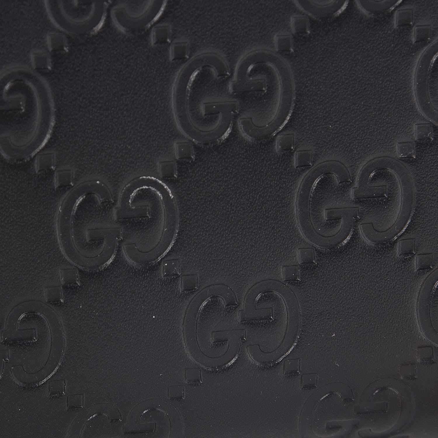 Gucci Guccissima Icon Zip Around Wallet Black 9 of 9