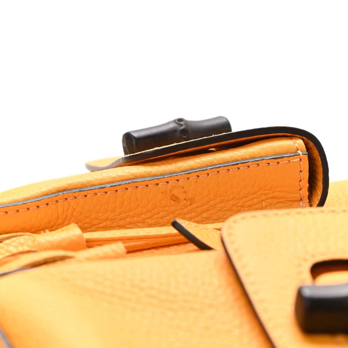 Cellarius Calfskin Medium Bamboo Backpack Orange