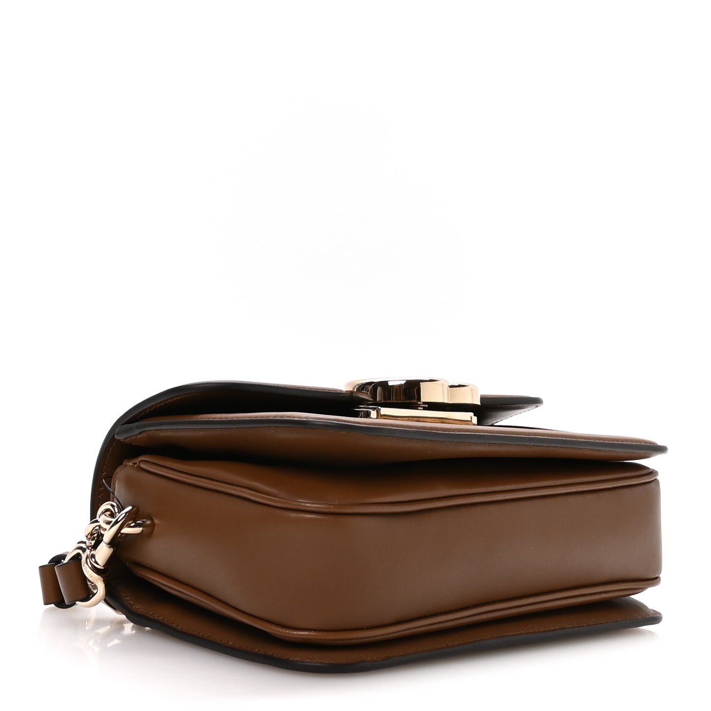 Suede Microguccissima Go Small Shoulder Bag Brown