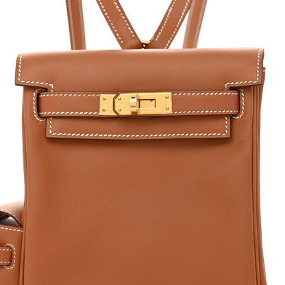 Hermes Swift Kelly Jump Backpack Gold 8 of 11