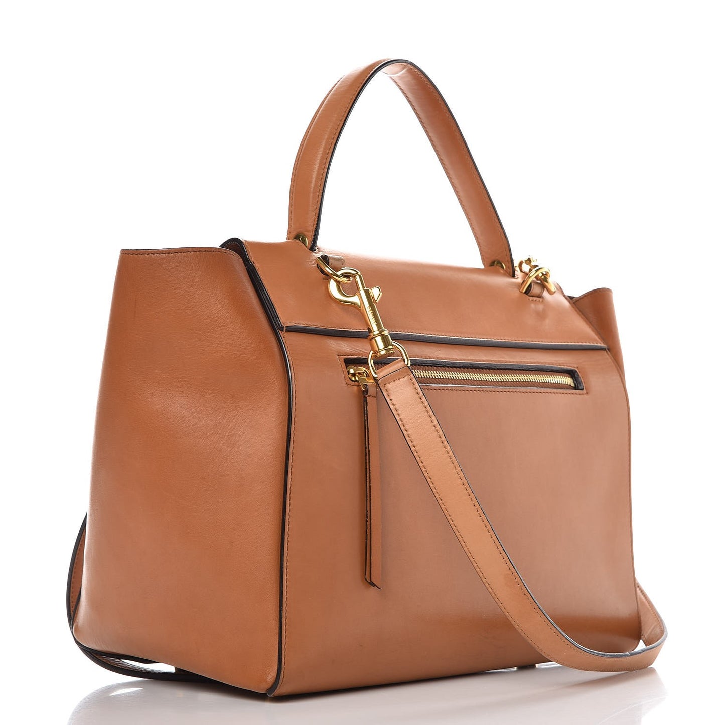 Natural Calfskin Mini Belt Bag Tan
