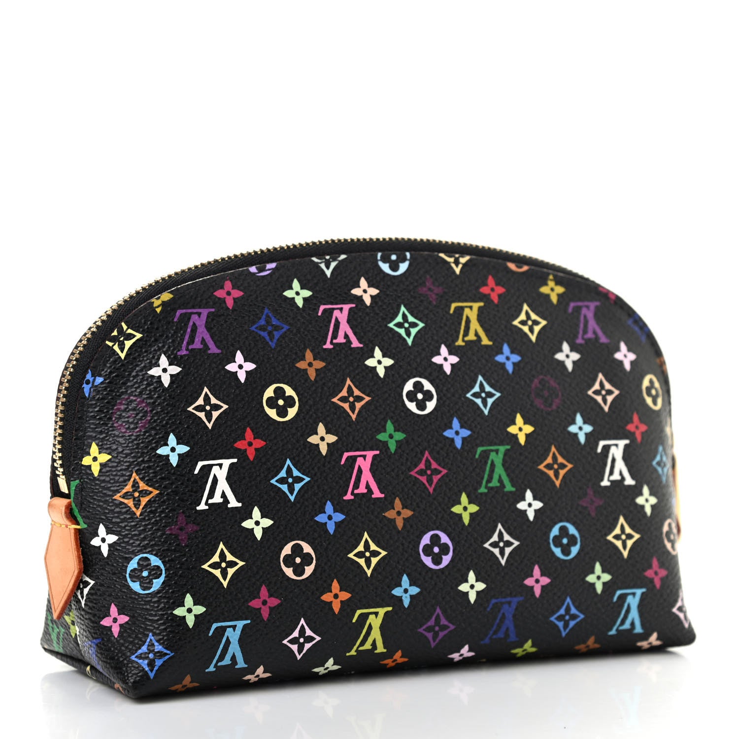 Louis Vuitton Monogram Multicolor Cosmetic Pouch Black Grenade 3 of 6