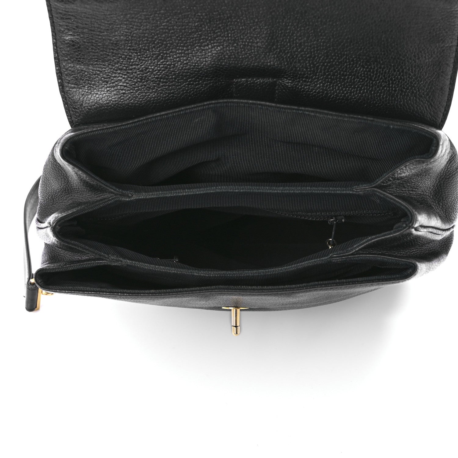 Chanel Caviar CC Backpack Black 5 of 9