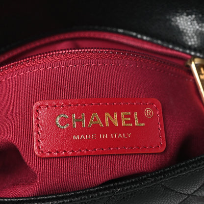 Chanel Caviar Quilted Small Twist Your Buttons Flap Black 6 of 10