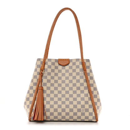 Louis Vuitton Damier Azur Propriano Rose Ballerine 1 of 14