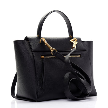 Celine Grained Calfskin Micro Belt Bag Black 3 of 17