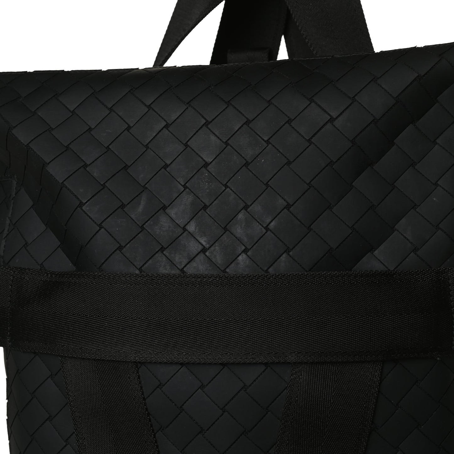 Intreccio Rubber Backpack Black