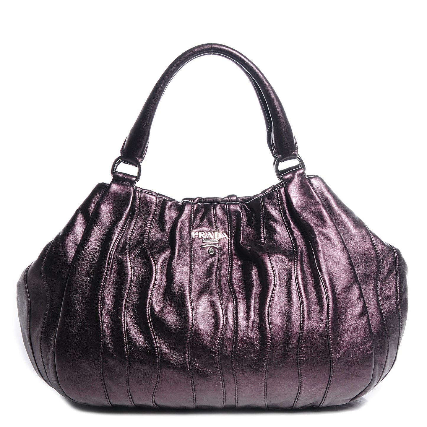 Nappa Mordore Stripes Shoulder Bag Ribes