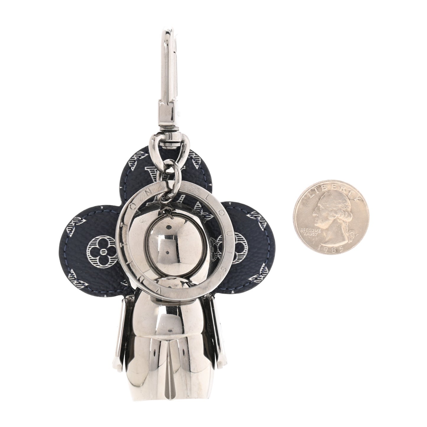 Monogram Vivienne Bag Charm Key Holder Ink