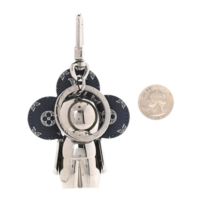 Louis Vuitton Monogram Vivienne Bag Charm Key Holder Ink 2 of 5